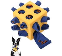 Juguete interactivo de rompecabezas para perros que fomenta la habilidad natural de forrajeo, juguete duradero de enriquecimiento para perros, tira de tela con escondite y busca, alimentador lento