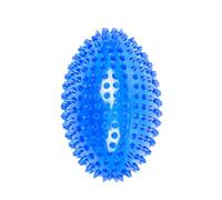 Juguete interactivo duradero | Pelota masticable de goma para perros - Pelota de juego de limpieza de dientes, estimulación sensorial, juego de buscar y tirar, entretenimiento para cachorros