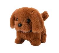 Juguete interactivo electrónico de peluche para mascotas: figuras realistas de cachorros, experiencia de sonido táctil sensible, conexión innovadora de creatividad de compañero, regalo encantador y di