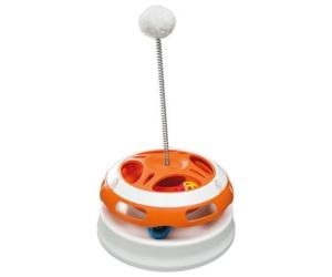 Juguete interactivo estilo carrusel para gatos