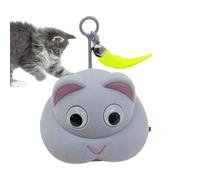 Juguete interactivo genérico, Moving Cat Enrichment Toy, 3,54 x 3,15 x 2,56 pulgadas Realistic Motion Simulation, Chewing Ejercise, Moving Kitten Accessories for Puppy Games and Pet Supplies
