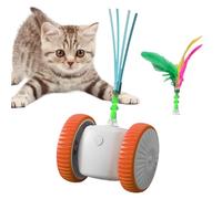 Juguete Interactivo Genérico para Gato,Juego Inteligente Para Gato De Detección De Movimiento Con Plumas,Juguete Inteligente Sensor Para Gatito | Entrenamiento Entrenamiento Anti Aburrimiento