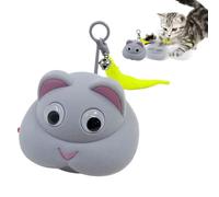 Juguete interactivo genérico, recargable Electric Moving Mice, Engaging Enrichment Play Accessories for Kittens, Fun Chewing Ejercise Supplies to Relieve Pet Boredom and Stimulate Activity
