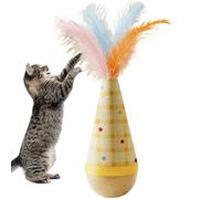Juguete Interactivo Para Gatos,Accesorio Para Mascotas Que Se Endereza Solo - Juguete Tambaleante para Gatos Domésticos | Para Mascotas que Lamen y Golpean, Animales Pequeños, Navidad, Alfeizar, Dormi