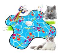 Juguete interactivo para gatos | Actividad de ejercicio recargable con avances ocultos en movimiento | Juguetes estimulantes para gatos de 3 velocidades con , para jugar a , sala de estar