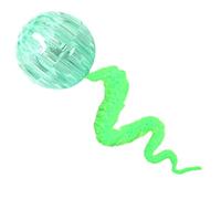 Juguete interactivo para gatos: bola de gusano que rebota, diseño de cola de fijación, juguete mágico para gatos hecho de material duradero | Adecuado para gatos para jugar en movimiento y divertirse