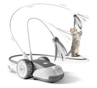 Juguete interactivo para gatos | Coche moviéndose con varita, juguete inteligente recargable para gatos, juegos interactivos para enriquecimiento, ejercicio, estimulación mental, entrenamiento, gatito