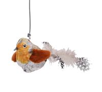 Juguete Interactivo para Gatos con Forma de Pájaro, Juguete Duradero de Simulación de Pájaros para Jugar en Interiores, Materiales Seguros, Estimulación Multisensorial para Amantes de los