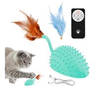 Juguete interactivo para gatos con mando a distancia,Compañeros de juego que emiten sonidos chillones,Animal de juguete teledirigido de interior para gatitos - para salón, balcón, jardín, patio