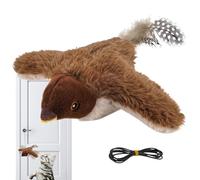 Juguete Interactivo Para Gatos Con Pájaro Que Gorjea | Juego Interactivo Con Mando A Distancia - Juguete Para Gatos Con Control Remoto, Aleteo Y Gorjeo De Gorrión,Para Ejercicio De De Razas Pequeñas,