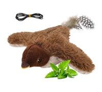 Juguete Interactivo Para Gatos Con Pájaro Que Gorjea | Mascota Interactiva Realista - Juguete Para Gatos Con Control Remoto, Aleteo Y Gorjeo De Gorrión - Para Ejercicio De De Razas Pequeñas, Medianas