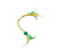 Juguete interactivo para gatos con plumas, juguete para gatos autosuficiente con Cyw344 (A, talla única)