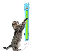 Juguete interactivo para gatos, cuerda voladora montada en la pared, juguete recargable para gatos, para cocina, dormitorio, apartamento, esquina, área de juego, tiempo a solas y en casa