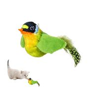 Juguete interactivo para gatos de pájaro - Juguete de peluche para gatos de interior | Juguete flotante para gatos, pájaro gorjeo duradero para entrenamiento, gatos para jugar solos, gatitos