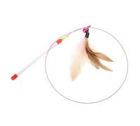 Juguete interactivo para gatos, divertido simulación de plumas con campana, ejercicio divertido