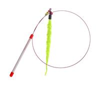 Juguete interactivo para gatos, divertido simulación de plumas con campana, ejercicio divertido