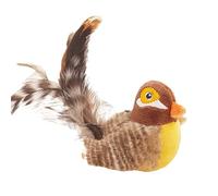 Juguete Interactivo Para Gatos - Felpa, 5,51 Pulgadas, Pájaro Chirriante Simulado, Juguete Automático Para Gatos | Diseño Suave Activado Por Sonido, Divertidos Juguetes De Ejercicio Y Juegos En Interi