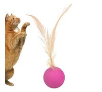 Juguete interactivo para gatos | Juego de estimulación sensorial para gatos con plumas para estimulación mental, control de peso, juguete de autoentretenimiento con instinto natural