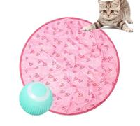 Juguete interactivo para gatos - Juguete para gatos que se esconde y busca Juguete interactivo para gatos con plumas | Juguete divertido y creativo para gatos pequeños, gatos medianos, gatos grandes y