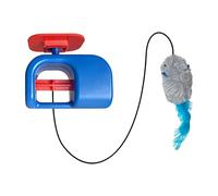 Juguete interactivo para gatos, juguetes eléctricos recargables, gato de juego automático con acción de rodadura automática, divertidos juguetes chirriantes con batería recargable USB, juego de gatos