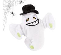 Juguete interactivo para gatos para gatos de interior - Peluche muñeca fantasma rellena To | Juguetes para masticar para gatos recargables, que golpean, suenan | Artículos para mascotas pe