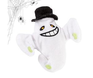 Juguete interactivo para gatos para gatos de interior - Peluche muñeca fantasma rellena To | Juguetes para masticar para gatos recargables, que golpean, suenan | Artículos para mascotas pe