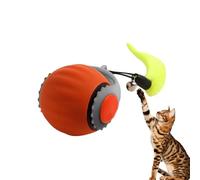Juguete interactivo para gatos - Pelota para mascotas para gatos, bola móvil con movimiento interactivo Bola rodante automática | Juguete con bola activada que rebota y par de juegos