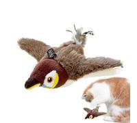 Juguete interactivo para gatos - Peluche para perros, Peluche para pájaros voladores voladores | Juguete interactivo para gatos con gata, juego de autoentretenimiento para mascotas recargable tr