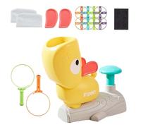 Juguete interactivo para gatos - Platillo volador creativo de 15 cm, lanzador de discos volador para interior y exterior, juguete automático para gatos lanzador de hélices electronisc