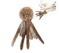 Juguete Interactivo para Gatos Pulpo de Peluche que Chirría para Gatitos