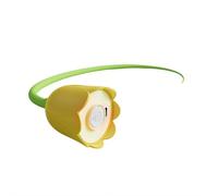 Juguete interactivo para gatos, USB, eléctrico, inteligente, bola rodante, juguete para gatos, silicona, rotación automática, cola de ratón, gatito, palo, regalos para gatos, juguetes para gatos de