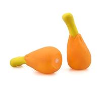 Juguete interactivo para la dentición de perros con forma de pata de pollo, juguete con chirriadores para masticar, para dentición de cachorros, rechinar los dientes, fabricante de ruido, sonido