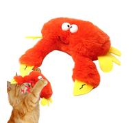 Juguete Interactivo para Mascotas con Forma de pájaro : Juguete de Felpa para Perros y Gatos, alas batientes automáticas | Juguete Recargable ecológico con Recarga de Hierba gatera, Juego estim