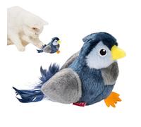 Juguete interactivo para pájaros y gatos, juguete interactivo realista de pájaros que cantan | Juego creativo de para reducir el aburrimiento en el hogar, tiempo de juego, viajes