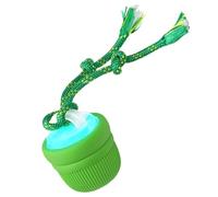 Juguete interactivo para perros - 4,57 pulgadas Automatic Moving Ball | Impermeable Bite-Resistant Chew Toy with Rope, Play Stage Toy for Small Medium Large Puppy, Home Indoor Outdoor Pool