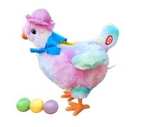 Juguete Interactivo Para Perros Con Sonido - Gallina Que Pone Huevos De Peluche Con Sonido Para Mascotas | Dispensador De Comida Interactivo Divertido Con Sonido Para Aliviar Aburrimiento Y Ansiedad E