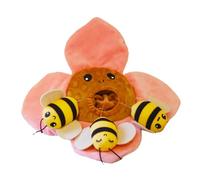 Juguete Interactivo para Perros de Peluche, Juguete para Perros atrapados,Juguetes de dispensación de Alimentos para dentición para Cachorros - Juguetes indestructibles Divertidos Rellenos