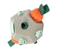 Juguete interactivo para perros, juguetes para mascotas, 5,31 x 5,12 x 4,33 pulgadas, Enrichment Treat Dispensing Ball, Teeth Cleaning Texture, Treats Sniffing Training for Daily Play and Mental