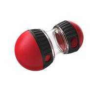 Juguete interactivo para perros, pelota de alimentación lenta para perros, mejora la digestión, divertido rompecabezas, promueve la inteligencia, para perros pequeños, medianos y grandes (rojo