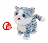 Juguete Interactivo para Perros Que ladran eléctricamente, Cachorro de Peluche Que Camina, muñeco de Peluche de 11 Pulgadas con 8 Canciones para el Estudio del Dormitorio de los niños, Tiempo de j #G