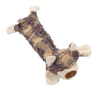Juguete irrompible para perros, muñeca de peluche para masticar, juguetes interactivos para perros, juguetes chirriantes, juguetes de peluche de oso para razas pequeñas, medianas y grandes