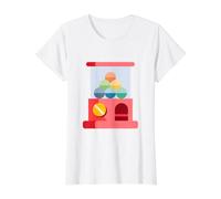 Juguete japonés Gachapon Gashapon Camiseta gráfica económica, Mujer, Blanco, M