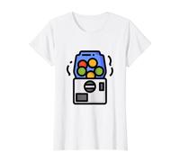 Juguete japonés Gachapon Gashapon Camiseta gráfica económica, Mujer, Blanco, XS