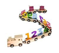 Juguete | Juguete Educativo de Madera para Aprender los números, Tren magnético de Madera con - para niñas cumpleaños Navidad Año Nuevo Preescolar