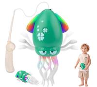 Juguete Mágico de Pulpo Bailarín, Magical Electric Dancing Octopus Toy with LED Music & Auto-Avoid, Loco Pulpo Automático de 8 Patas que Gatea Bailando para Evitar Obstáculos,Pulpo Bailarín para bebés
