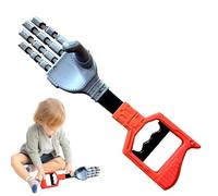 Juguete Manual Mecánico - Cuerpo De ABS Amarillo, Agarrador Manual Interactivo, Herramienta De Extensión De Largo Alcance, Accesorio Educativo Para Motor STEM | Componente Táctico Para La Colección