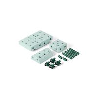 Juguete marca Modu. Modelo 14 tlg. Baukasten Starter-Set Modu Playsystem Curiosity von 0-6 Jahre - Ocean Mint/Forest Green