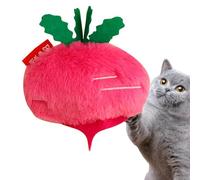 Juguete masticable de felpa para gatos, juguete de menta de gato de pepino, juguete de zanahoria rellena, juguete para gatos blando, accesorios interactivos para gatos