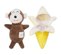 Juguete masticable de felpa para perros, juguete dispensador de golosinas para perros | Juguete de golosina para perros de dibujos animados,Juguetes divertidos para cachorros de felpa Snuffle, juguete