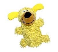 Juguete masticable de peluche de dibujos animados para el cuidado dental y juego interactivo, materiales de felpa coloridos y duraderos